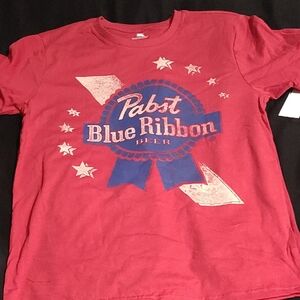 Pabst Blue Ribbon Red T-Shirt